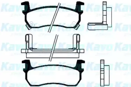 Комплект тормозных колодок, дисковый тормоз KAVO PARTS купить