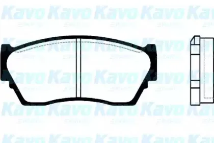 Комплект тормозных колодок, дисковый тормоз KAVO PARTS купить