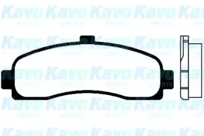Комплект тормозных колодок, дисковый тормоз KAVO PARTS купить