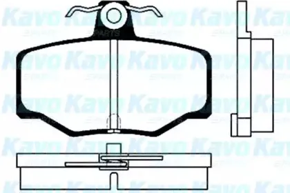 Комплект тормозных колодок, дисковый тормоз KAVO PARTS купить
