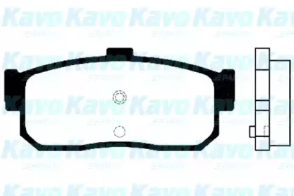 Комплект тормозных колодок, дисковый тормоз KAVO PARTS купить