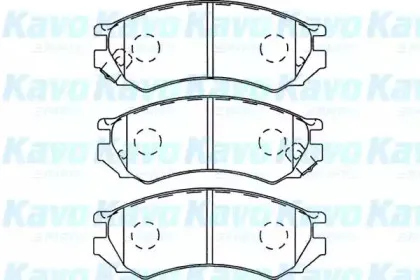 Комплект тормозных колодок, дисковый тормоз KAVO PARTS купить