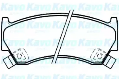 Комплект тормозных колодок, дисковый тормоз KAVO PARTS купить