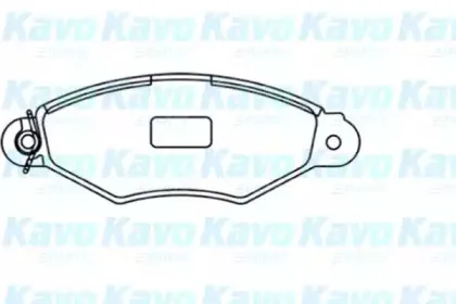 Комплект тормозных колодок, дисковый тормоз KAVO PARTS купить