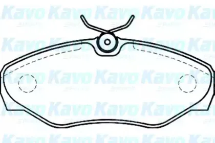 Комплект тормозных колодок, дисковый тормоз KAVO PARTS купить