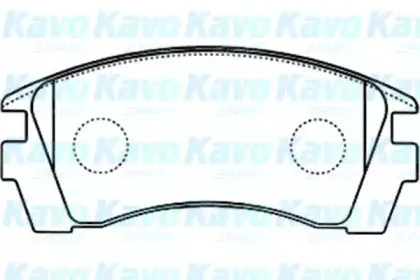 Комплект тормозных колодок, дисковый тормоз KAVO PARTS купить