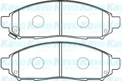 Комплект тормозных колодок, дисковый тормоз KAVO PARTS купить