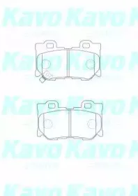 Комплект тормозных колодок, дисковый тормоз KAVO PARTS купить