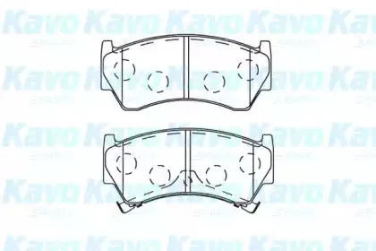 Комплект тормозных колодок, дисковый тормоз KAVO PARTS купить