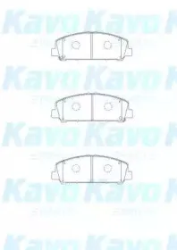 Комплект тормозных колодок, дисковый тормоз KAVO PARTS купить