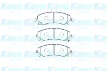 Комплект тормозных колодок, дисковый тормоз KAVO PARTS купить
