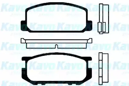 Комплект тормозных колодок, дисковый тормоз KAVO PARTS купить