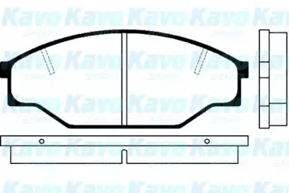 Комплект тормозных колодок, дисковый тормоз KAVO PARTS купить
