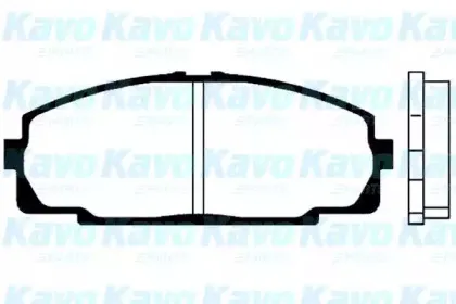 Комплект тормозных колодок, дисковый тормоз KAVO PARTS купить