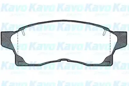 Комплект тормозных колодок, дисковый тормоз KAVO PARTS купить
