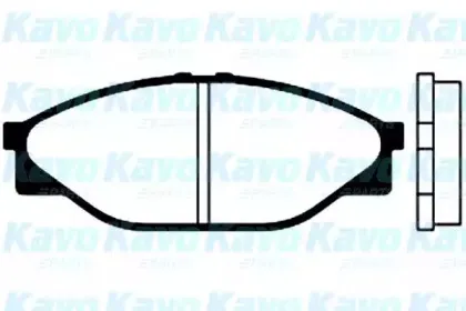 Комплект тормозных колодок, дисковый тормоз KAVO PARTS купить
