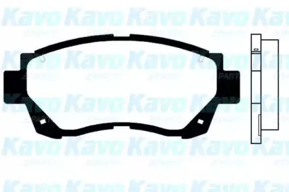 Комплект тормозных колодок, дисковый тормоз KAVO PARTS купить