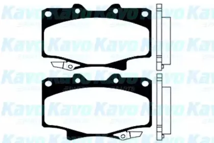 Комплект тормозных колодок, дисковый тормоз KAVO PARTS купить