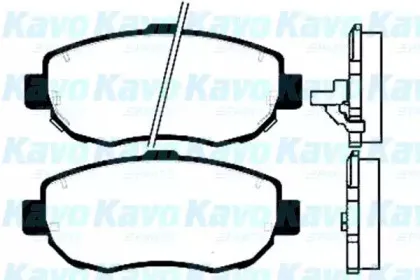 Комплект тормозных колодок, дисковый тормоз KAVO PARTS купить