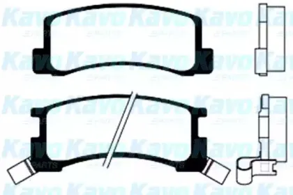 Комплект тормозных колодок, дисковый тормоз KAVO PARTS купить