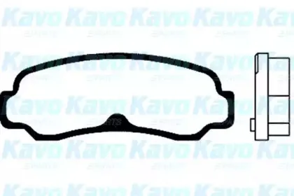 Комплект тормозных колодок, дисковый тормоз KAVO PARTS купить