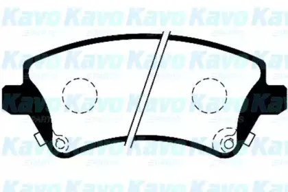 Комплект тормозных колодок, дисковый тормоз KAVO PARTS купить