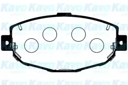 Комплект тормозных колодок, дисковый тормоз KAVO PARTS купить