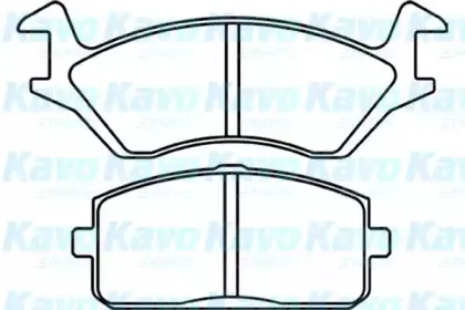Комплект тормозных колодок, дисковый тормоз KAVO PARTS купить