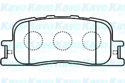Комплект тормозных колодок, дисковый тормоз KAVO PARTS купить