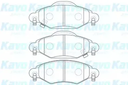 Комплект тормозных колодок, дисковый тормоз KAVO PARTS купить
