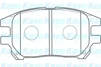 Комплект тормозных колодок, дисковый тормоз KAVO PARTS купить