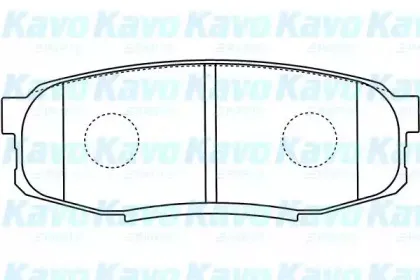Комплект тормозных колодок, дисковый тормоз KAVO PARTS купить