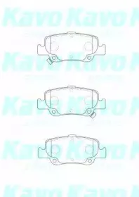 Комплект тормозных колодок, дисковый тормоз KAVO PARTS купить