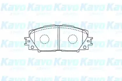 Комплект тормозных колодок, дисковый тормоз KAVO PARTS купить