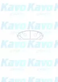 Комплект тормозных колодок, дисковый тормоз KAVO PARTS купить