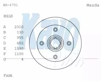 Тормозной диск KAVO PARTS купить