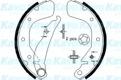 Комплект тормозных колодок KAVO PARTS купить
