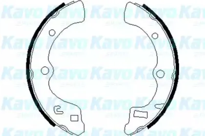 Комплект тормозных колодок KAVO PARTS купить