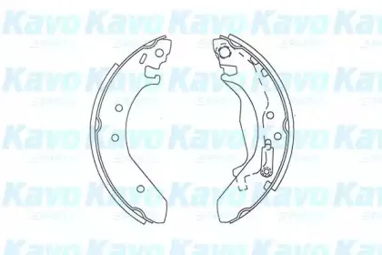 Комплект тормозных колодок KAVO PARTS купить