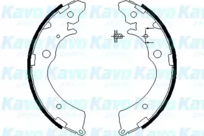 Комплект тормозных колодок KAVO PARTS купить