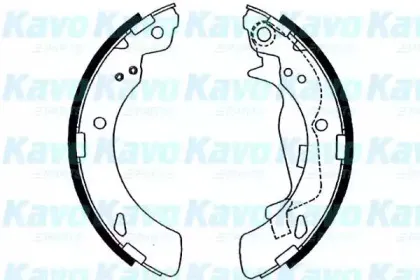 Комплект тормозных колодок KAVO PARTS купить