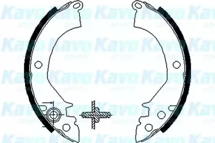 Комплект тормозных колодок KAVO PARTS купить