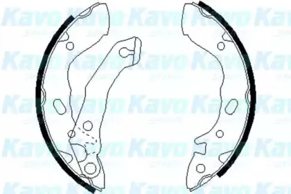 Комплект тормозных колодок KAVO PARTS купить