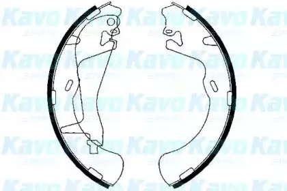 Комплект тормозных колодок KAVO PARTS купить