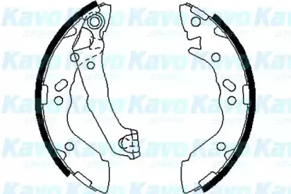 Комплект тормозных колодок KAVO PARTS купить
