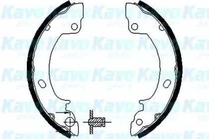 Комплект тормозных колодок KAVO PARTS купить