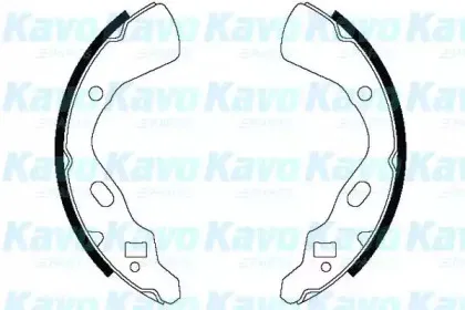 Комплект тормозных колодок KAVO PARTS купить
