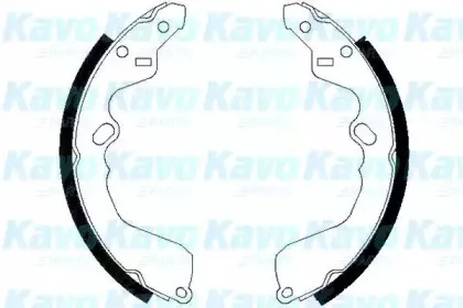Комплект тормозных колодок KAVO PARTS купить
