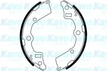 Комплект тормозных колодок KAVO PARTS купить