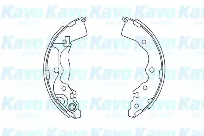 Комплект тормозных колодок KAVO PARTS купить